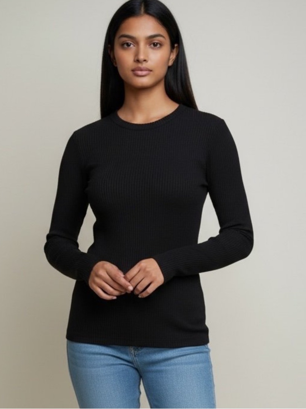 NWT-Time and Tru Woman’s Crewneck Thermal Top